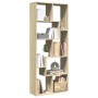Librería divisora madera ingeniería roble Sonoma 67x25x161,5 cm de , Librerías y estanterías - Ref: Foro24-858077, Precio: 82...