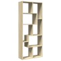 Librería divisora madera ingeniería roble Sonoma 67x25x161,5 cm de , Librerías y estanterías - Ref: Foro24-858077, Precio: 82...