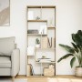 Librería divisora madera ingeniería roble Sonoma 67x25x161,5 cm de , Librerías y estanterías - Ref: Foro24-858077, Precio: 82...