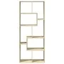 Librería divisora madera ingeniería roble Sonoma 67x25x161,5 cm de , Librerías y estanterías - Ref: Foro24-858077, Precio: 80...