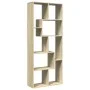 Librería divisora madera ingeniería roble Sonoma 67x25x161,5 cm de , Librerías y estanterías - Ref: Foro24-858077, Precio: 80...