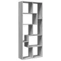 Librería divisora madera ingeniería gris Sonoma 67x25x161,5 cm de , Librerías y estanterías - Ref: Foro24-858080, Precio: 72,...