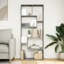 Librería divisora madera ingeniería gris Sonoma 67x25x161,5 cm de , Librerías y estanterías - Ref: Foro24-858080, Precio: 72,...