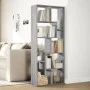 Librería divisora madera ingeniería gris Sonoma 67x25x161,5 cm de , Librerías y estanterías - Ref: Foro24-858080, Precio: 72,...