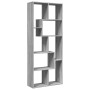 Librería divisora madera ingeniería gris Sonoma 67x25x161,5 cm de , Librerías y estanterías - Ref: Foro24-858080, Precio: 73,...