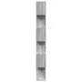 Librería divisora 6 niveles madera gris Sonoma 70x24x193 cm de , Librerías y estanterías - Ref: Foro24-858089, Precio: 70,81 ...