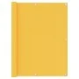 Toldo para balcón de tela oxford amarillo 120x600 cm de vidaXL, Sombrillas - Ref: Foro24-135031, Precio: 24,19 €, Descuento: %