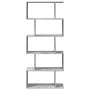Librería divisora 5 niveles madera gris hormigón 70x24x161 cm de , Librerías y estanterías - Ref: Foro24-858096, Precio: 60,0...