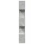 Librería divisora 5 niveles madera gris hormigón 70x24x161 cm de , Librerías y estanterías - Ref: Foro24-858096, Precio: 60,0...