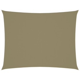 Toldo de vela rectangular tela Oxford beige 5x7 m de vidaXL, Sombrillas - Ref: Foro24-135165, Precio: 94,07 €, Descuento: %