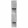 Librería divisora 4 niveles madera gris hormigón 70x24x129 cm de , Librerías y estanterías - Ref: Foro24-858105, Precio: 53,8...