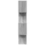 Librería divisora 4 niveles madera gris Sonoma 70x24x129 cm de , Librerías y estanterías - Ref: Foro24-858107, Precio: 53,30 ...