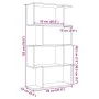 Librería divisora 4 niveles madera gris Sonoma 70x24x129 cm de , Librerías y estanterías - Ref: Foro24-858107, Precio: 53,30 ...