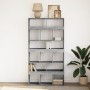 Estantería madera de ingeniería gris Sonoma 100x33x187,5 cm de , Librerías y estanterías - Ref: Foro24-3309380, Precio: 171,8...