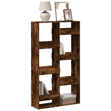 Estantería madera de ingeniería roble ahumado 100x33x175 cm de , Librerías y estanterías - Ref: Foro24-3309406, Precio: 105,6...