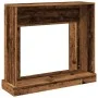 Borde de chimenea madera ingeniería envejecida 100x30x87,5 cm de , Accesorios para hornos de leña y chimeneas - Ref: Foro24-8...