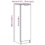 Mueble zapatero madera ingeniería roble artisan 29,5x35x100,5cm de , Armarios y almacenamiento - Ref: Foro24-856992, Precio: ...