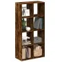 Librería divisora madera roble ahumado 69,5x29x137,5cm de , Librerías y estanterías - Ref: Foro24-858025, Precio: 72,71 €, De...