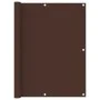 Toldo para balcón de tela oxford marrón 120x600 cm de vidaXL, Sombrillas - Ref: Foro24-135079, Precio: 31,33 €, Descuento: %