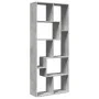Librería divisora madera ingeniería gris hormigón 67x25x161,5cm de , Librerías y estanterías - Ref: Foro24-858078, Precio: 73...