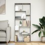 Librería divisora madera ingeniería gris hormigón 67x25x161,5cm de , Librerías y estanterías - Ref: Foro24-858078, Precio: 75...