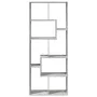 Librería divisora madera ingeniería gris hormigón 67x25x161,5cm de , Librerías y estanterías - Ref: Foro24-858078, Precio: 73...