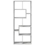 Librería divisora madera ingeniería gris hormigón 67x25x161,5cm de , Librerías y estanterías - Ref: Foro24-858078, Precio: 75...