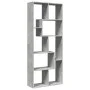 Librería divisora madera ingeniería gris hormigón 67x25x161,5cm de , Librerías y estanterías - Ref: Foro24-858078, Precio: 73...
