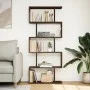 Librería divisora 5 niveles madera marrón roble 70x24x161 cm by , Bookcases and shelves - Ref: Foro24-858099, Price: 67,29 €,...