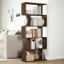 Librería divisora 5 niveles madera marrón roble 70x24x161 cm by , Bookcases and shelves - Ref: Foro24-858099, Price: 67,29 €,...