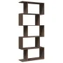 Librería divisora 5 niveles madera marrón roble 70x24x161 cm by , Bookcases and shelves - Ref: Foro24-858099, Price: 67,29 €,...