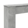 Borde de chimenea madera ingeniería gris hormigón 100x20x100 cm de , Accesorios para hornos de leña y chimeneas - Ref: Foro24...