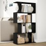 Librería divisora 4 niveles madera ingeniería negra 70x24x129cm de , Librerías y estanterías - Ref: Foro24-858103, Precio: 58...