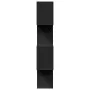 Librería divisora 4 niveles madera ingeniería negra 70x24x129cm de , Librerías y estanterías - Ref: Foro24-858103, Precio: 57...