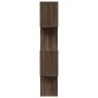 Librería divisora 4 niveles madera marrón roble 70x24x129 cm de , Librerías y estanterías - Ref: Foro24-858108, Precio: 53,30...