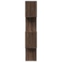 Librería divisora 4 niveles madera marrón roble 70x24x129 cm de , Librerías y estanterías - Ref: Foro24-858108, Precio: 54,10...