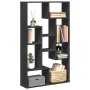 Estantería de madera de ingeniería negra 72x20x120 cm de , Librerías y estanterías - Ref: Foro24-858157, Precio: 76,85 €, Des...
