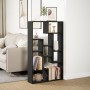 Estantería de madera de ingeniería negra 72x20x120 cm de , Librerías y estanterías - Ref: Foro24-858157, Precio: 76,85 €, Des...