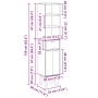 Mueble de baño OTTA madera maciza de pino 35x30x159 cm de , Muebles de baño - Ref: Foro24-4013459, Precio: 102,84 €, Descuent...