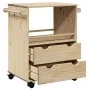 Carrito de cocina OTTA madera maciza de pino 59x45x80 cm by , Kitchen and dining carts - Ref: Foro24-4013465, Price: 124,57 €...