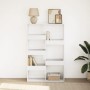 Estantería de madera de ingeniería blanca 100x33x155,5 cm de , Librerías y estanterías - Ref: Foro24-3309393, Precio: 110,34 ...