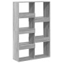 Estantería madera de ingeniería gris Sonoma 100x33x155,5 cm de , Librerías y estanterías - Ref: Foro24-3309398, Precio: 110,3...