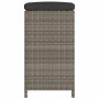 Taburetes altos de bar de jardín cojines 6 uds ratán PE gris de , Sillas de jardín - Ref: Foro24-368693, Precio: 349,01 €, De...