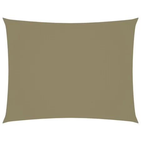 Toldo de vela rectangular tela Oxford beige 2x3 m de vidaXL, Sombrillas - Ref: Foro24-135145, Precio: 26,32 €, Descuento: %