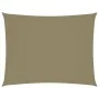 Toldo de vela rectangular tela Oxford beige 2x3 m de vidaXL, Sombrillas - Ref: Foro24-135145, Precio: 26,32 €, Descuento: %