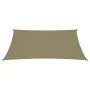 Toldo de vela rectangular tela Oxford beige 2x3 m de vidaXL, Sombrillas - Ref: Foro24-135145, Precio: 26,32 €, Descuento: %