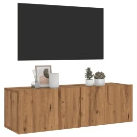 Mueble TV de pared madera ingeniería roble artisan 100x30x30 cm de , Muebles TV - Ref: Foro24-856019, Precio: 69,60 €, Descue...