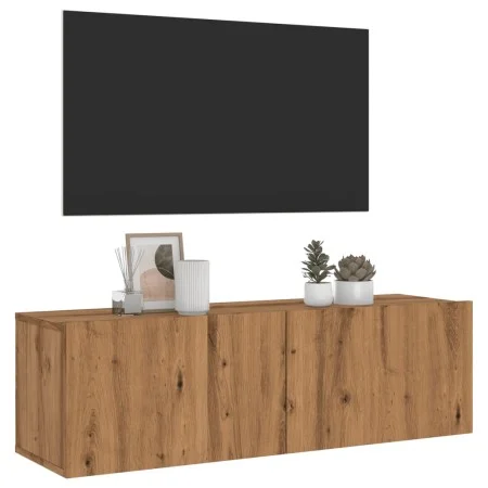 Mueble TV de pared madera ingeniería roble artisan 100x30x30 cm de , Muebles TV - Ref: Foro24-856019, Precio: 69,60 €, Descue...