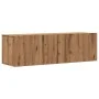 Mueble TV de pared madera ingeniería roble artisan 100x30x30 cm de , Muebles TV - Ref: Foro24-856019, Precio: 69,60 €, Descue...