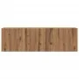 Mueble TV de pared madera ingeniería roble artisan 100x30x30 cm de , Muebles TV - Ref: Foro24-856019, Precio: 69,60 €, Descue...